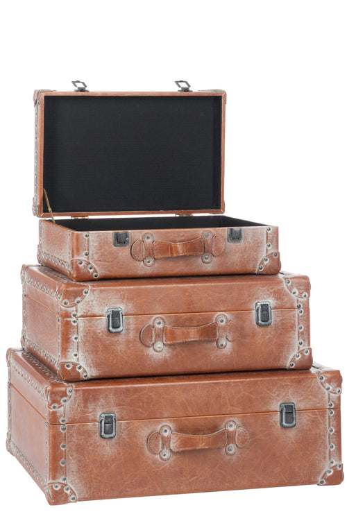 J-Line decoratie Kerstboom Glitters - kunststof - kerstrood - medium - vtwonen shop