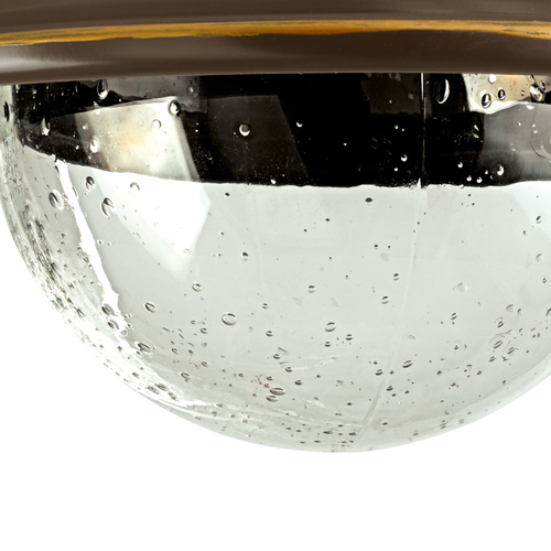 EGLO wandlamp buiten Albacete - e27 - 26,5 cm - bruin/koper