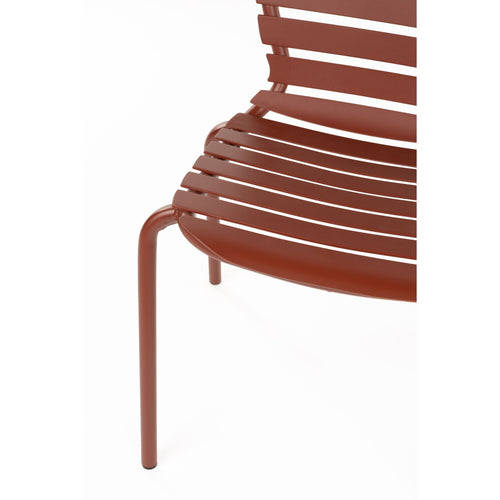 Zuiver Vondel Tuinstoel Rood - set van 2