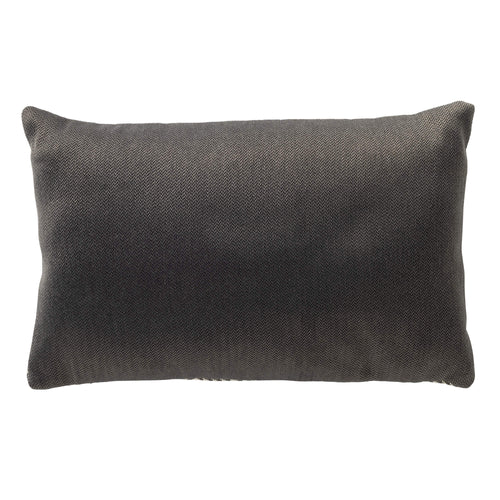 VERANO - sierkussen 30x50 cm - waterafstotend - Charcoal Gray - antraciet