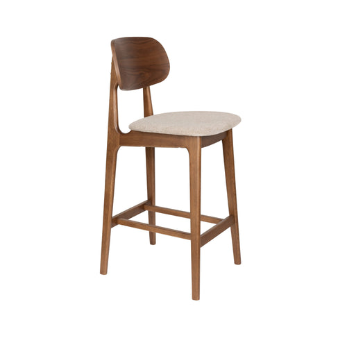 Dutchbone Marais Barkrukken 68,5 cm Walnoot kleur - Set van 2