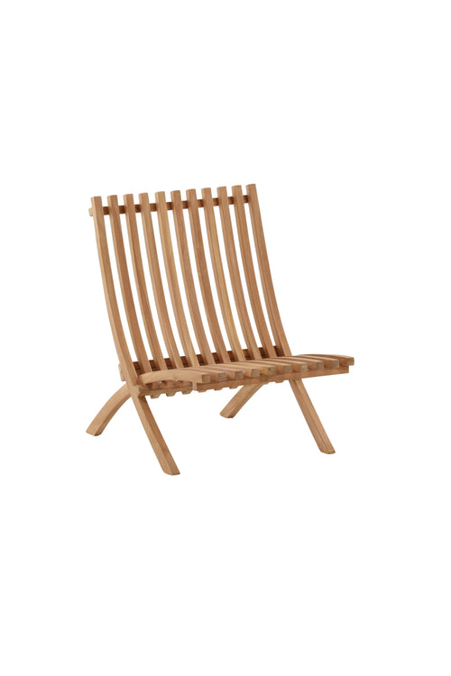 Rebellenclub Loungestoel Eden - Set van 2 - Naturel Hout