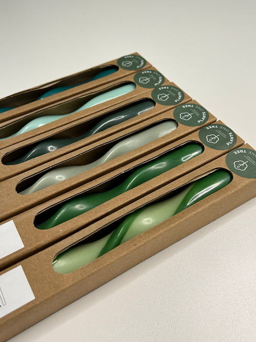 Originalhome spiraalkaars duo - 40 cm - lichtgreen - vtwonen shop