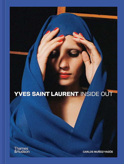 New-Mags koffietafelboek Yves Saint Laurent Inside Out - blauw - 14 x 1 x 20 - vtwonen shop