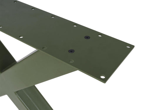 MaximaVida metalen picknicktafel onderstel New York olijfgroen gecoat - doos per 2 stuks