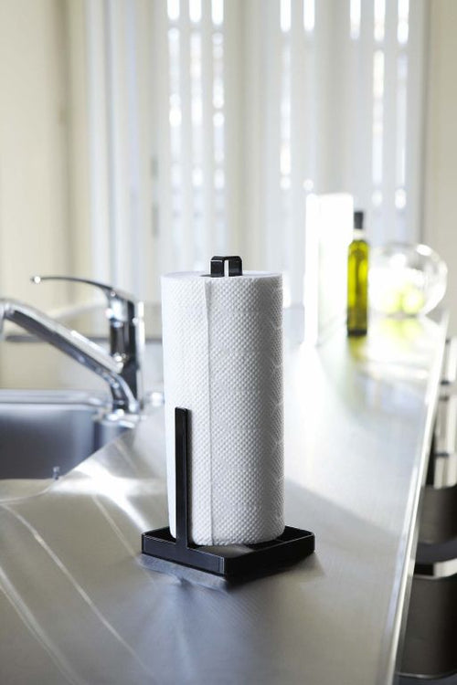 Yamazaki Keukenrolhouder - Tower - Zwart - vtwonen shop