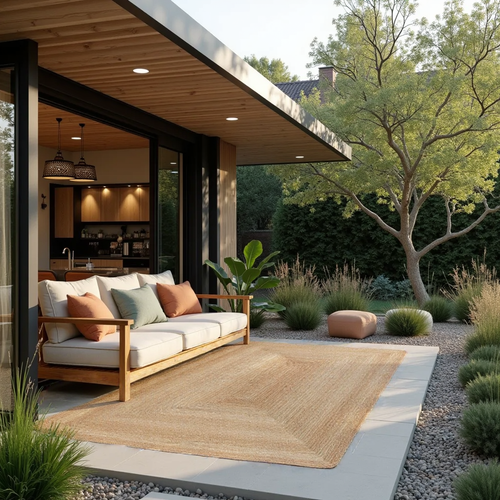 Mrcarpet Jute Buitenkleed Outdoor Breeze Naturel 140 x 200cm - vtwonen shop