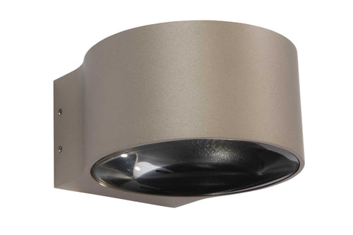 Artdelight wandlamp Hudson - 2 lichts - 12  x 6.5   cm - champagne