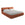 LaMiaSofa Bed met opbergruimte MILANO - Chenille - Terracotta - 200x228x82