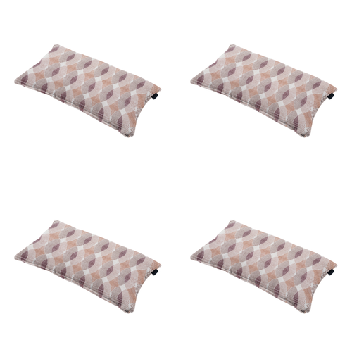 Madison sierkussen Rae - bruin - 30x50x10cm - set van 4