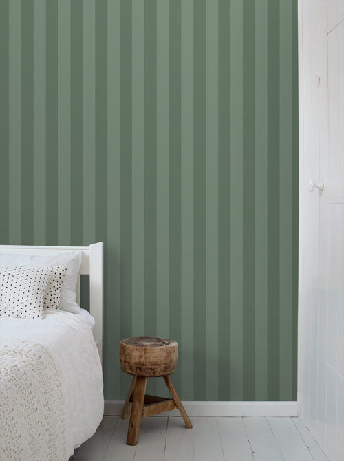 Sanders & Sanders behang strepen groen - 50 x 900 cm - 935391