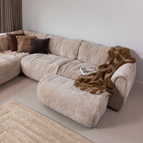 WOOOD Alicia vloerkleed - Wol - Zand - 170x240 - vtwonen shop