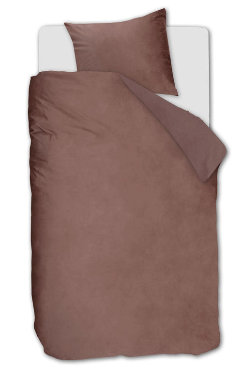 Ambiante Dekbedovertrek Velvety - 140 x 200/220 cm - Roze