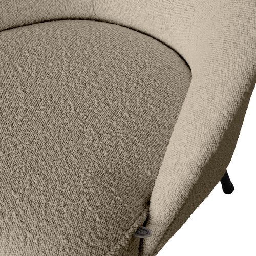 BePureHome fauteuil Vogue - Bouclé - Beige - 69x57x70 - vtwonen shop