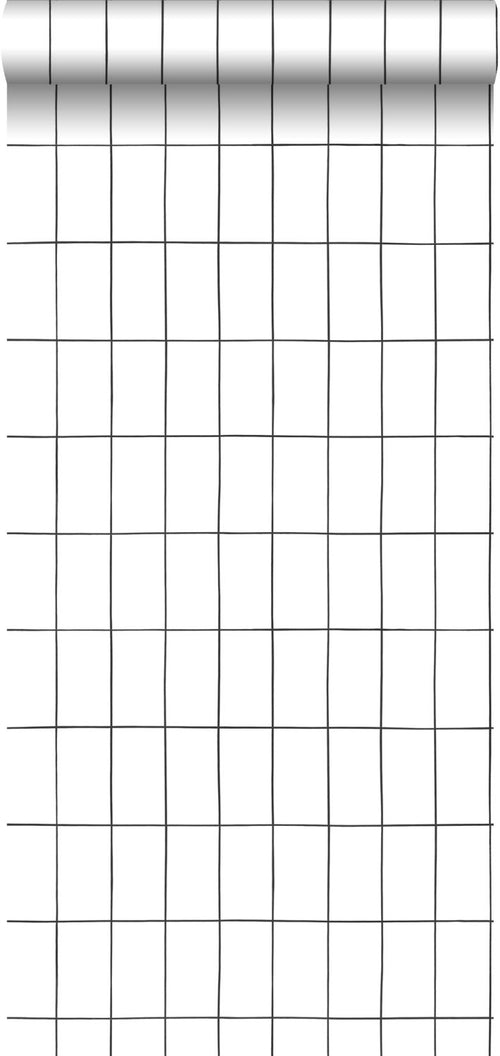 Walls4You behang ruiten zwart wit - 53 cm x 10.05 m - 935312 - vtwonen shop