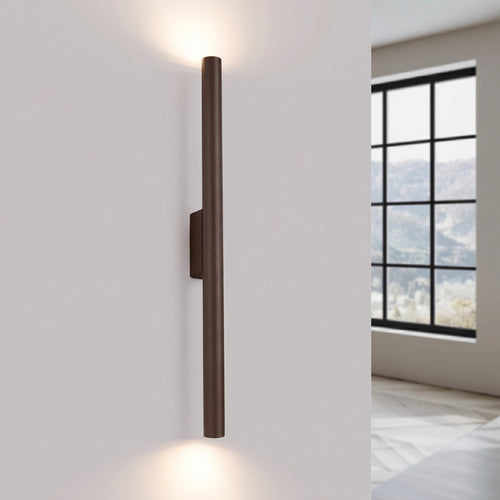 Sollux Lighting Wandlamp PASTELO 2 bruin - 2,5x5x50cm