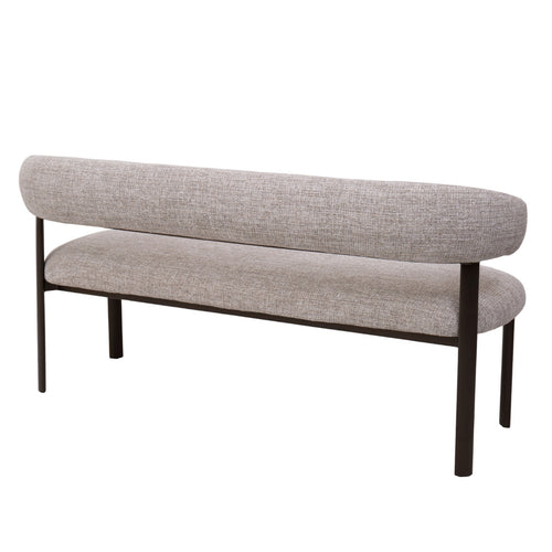 DÉJA Living Eetkamerbank Alamo - Beige/Brons - 200 cm - Japandi