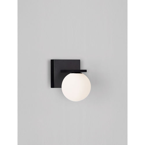 Nova Luce ORACLE Buitenwandlamp met bolvorm, zandkleurig zwart, LED 9W 425lm 3000K IP65