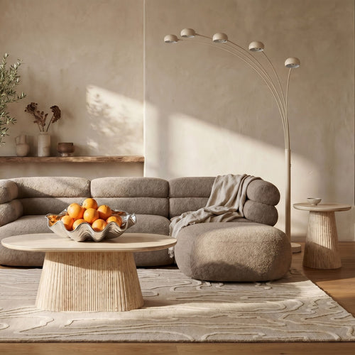 Kare Design Vloerlamp Five Fingers 201cm beige