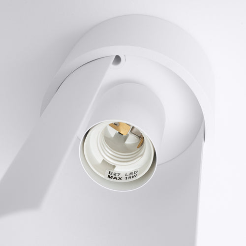 Sollux Lighting Plafondlamp FLASH wit - 10x10x21cm