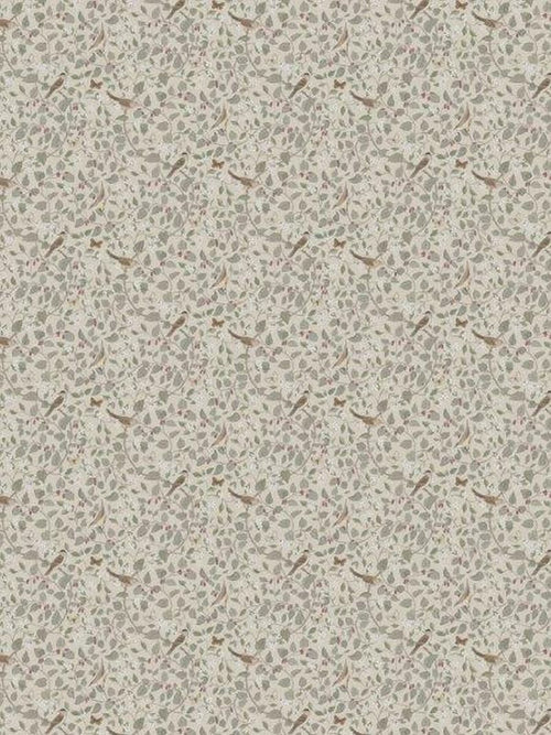 Borastapeter behang bladeren vergrijsd groen - 49 cm x 10.05 m - 660780