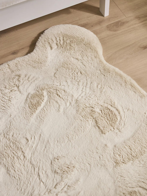 benuta wasbaar kindervloerkleed Dave - crème - 100x110 cm