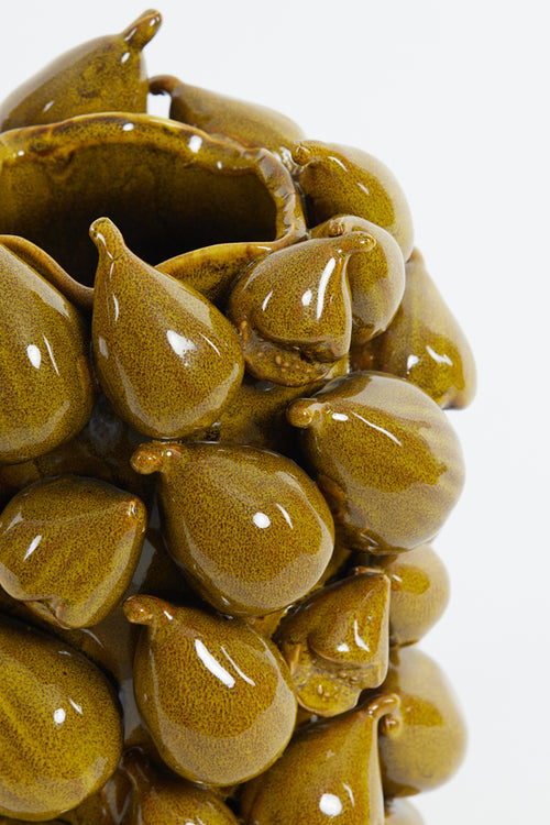 Light & Living vaas NATALIA - 23.5x23x32.5cm - geel - vtwonen shop