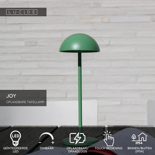 Lucide tafellamp JOY - Geïntegreerde LED - Groen