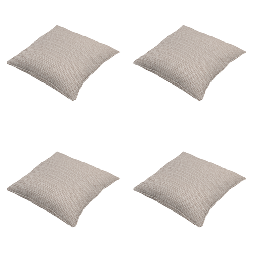 Madison sierkussen Richmond - beige - 50x50x10cm - set van 4