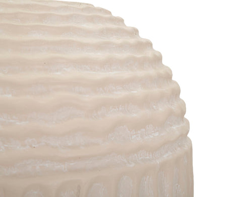 Mauro Ferretti vaas - Ø 30x38,5 cm - creme