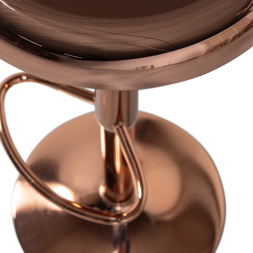 WOOOD barkruk Isaac - Metaal - Koper - 81x39x39 - vtwonen shop