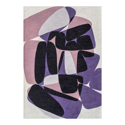 Louis De Poortere vloerkleed Eclipse - paars - 140x200cm