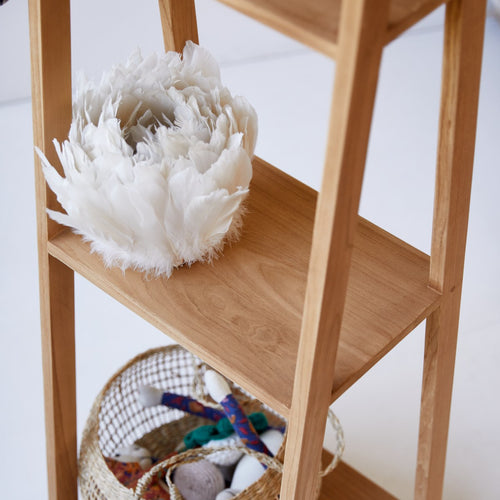 Tikamoon Kinderboekenkast van massief teakhout - Naturel - vtwonen shop