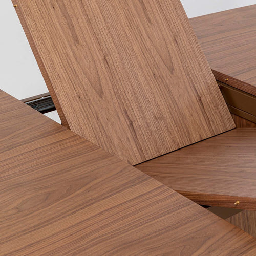 Kare Design Uitschuifbare eettafel Benvenuto rechthoek walnoot - vtwonen shop