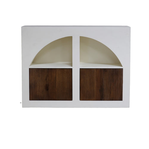 Giga Meubel Dressoir Miné - Beton Ciré - Beige - 120x40x90cm