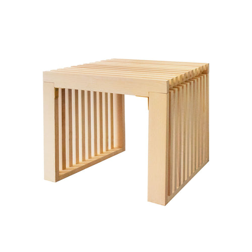 HOME DELUX Houten bank LORA Natuur - 50 cm - vtwonen shop