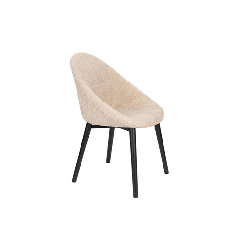 Dutchbone Fenna Eetkamerstoelen Beige - Set van 2 - vtwonen shop