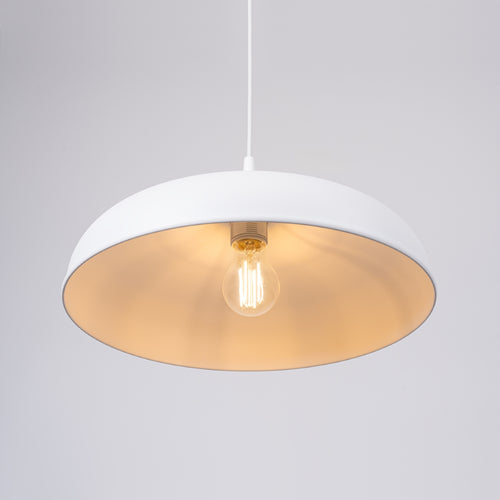 Sollux Lighting Hanglamp GINA wit - 38x38x74cm