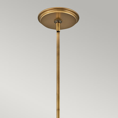 Elstead Hinkley Echelon Cilindrische hanglamp Heritage Brass