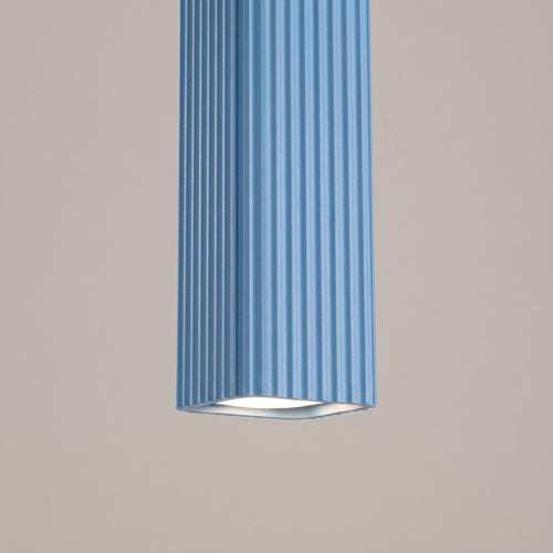 Sollux Lighting Hanglamp RAYO 1 azuurblauw - 8x8x118cm