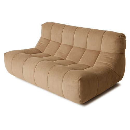 HKLIVING bank Lazy lounge – corduroy rib brown - vtwonen shop