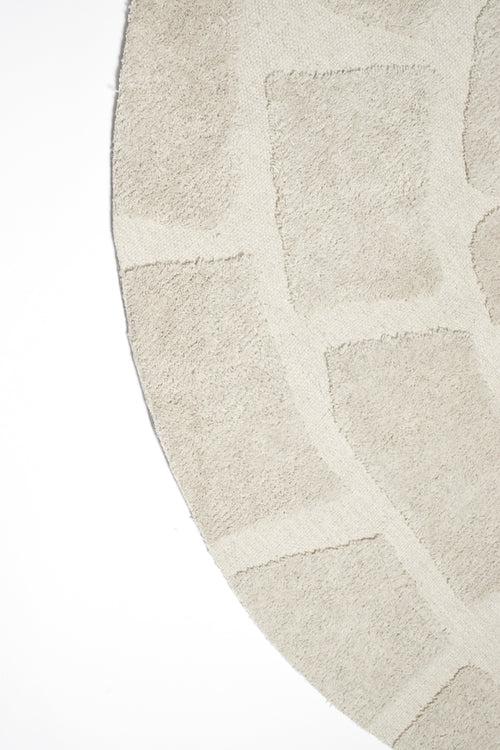 Light & Living vloerkleed BAJELO - Ø220x0.5cm - bruin