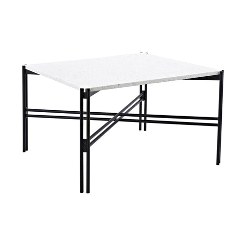 Rebellenclub Salontafel Voldby - 75 x 75 cm - wit Terrazzo - vtwonen shop