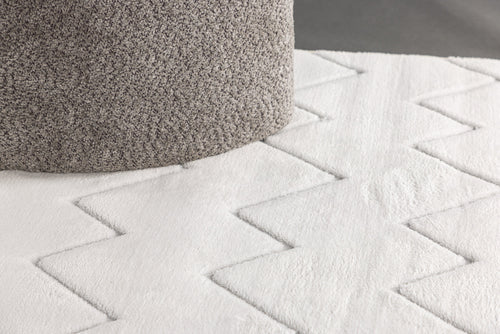 Rebellenclub Vloerkleed Elu - Wit - vtwonen shop