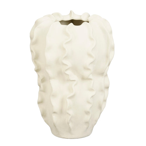 Mica Decorations Sierra Vaas - H31 x Ø22 cm - Keramiek - Beige - vtwonen shop