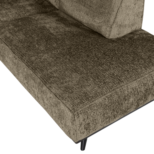 WOOOD hoekbank rechts Statement - Polyester - Bonsai - 77x274x210