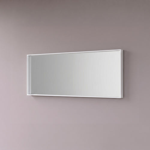 Spinder Design SENNE Badkamerspiegel rechthoekig wit 80x35