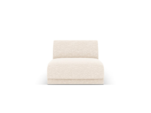 Micadoni Module Miley structurele stof ivoor - 90x75x70cm