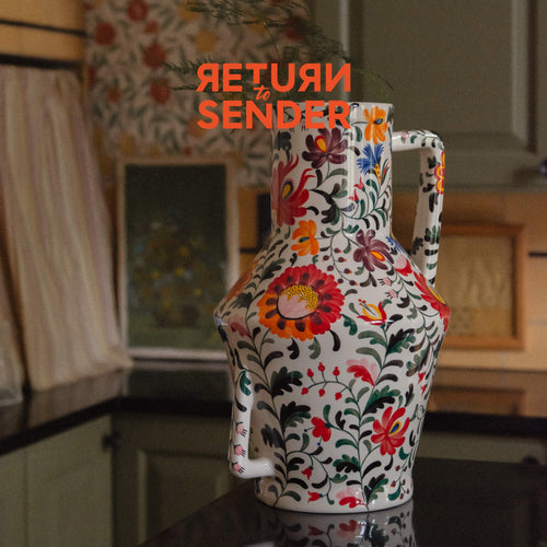 Return to Sender Vaas 45 cm Bed of Flowers handgeschilderd