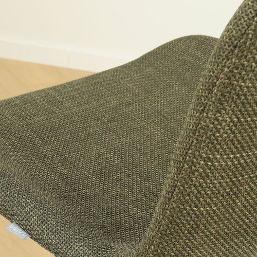 Nolon Nora-Fé eetkamerstoel forestgroen - zwart onderstel